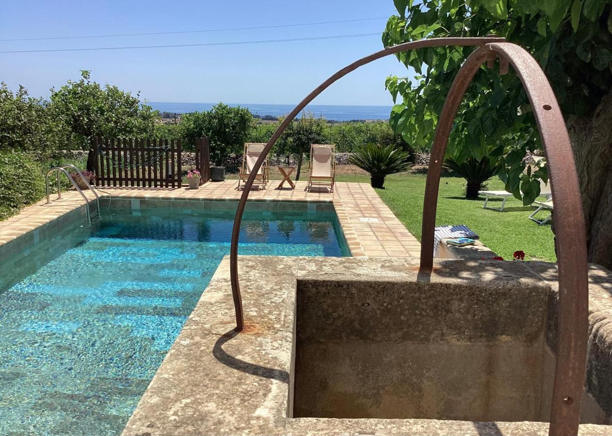 Authentic Sicilian Charm, Pool, Sea View, Wi-Fi & Parking Villa Avola Dış mekan fotoğraf